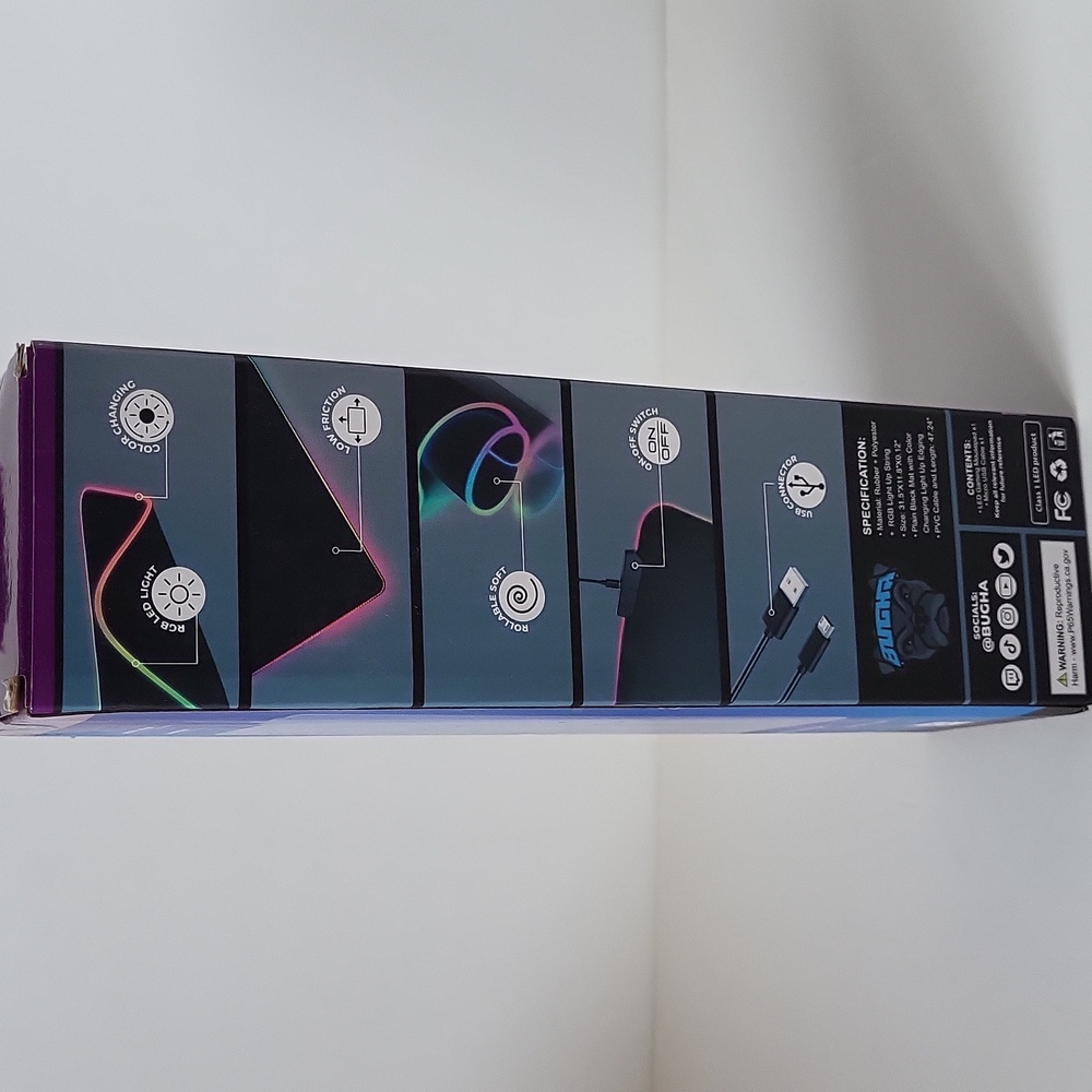 RGB LED Gaming Mousepad - Picture 6 of 12